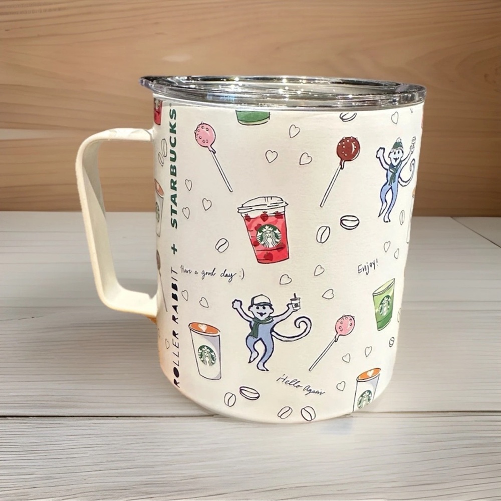 Roller Rabbit X Starbucks 12oz Stainless Steel Travel Holiday Cup 2025 NEW